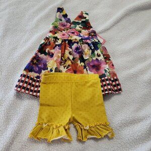 NWT Ricrac & Ruffles 2 piece set 3T